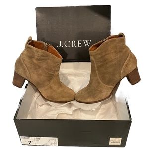 J Crew Suede Ankle Boot